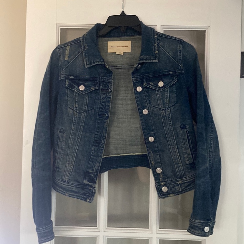 Anthropologie Pilcro and Letterpress denim jacket
